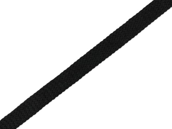 1m Flach- und Hoodiekordel Cord Me Pretty & Pure schwarz 12mm Mode