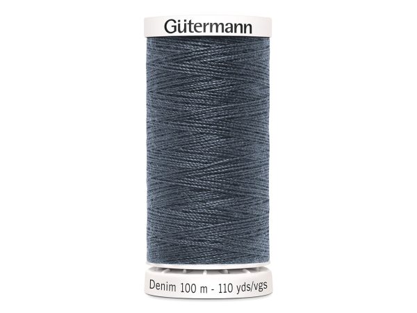 Gütermann Denim Nähgarn No. 50 (100m) 9336 - Blaugrau Online-Verkauf